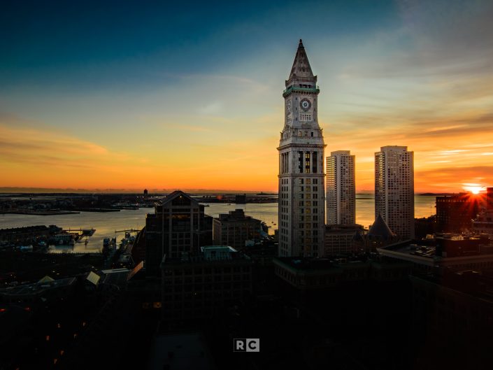 Boston Waterfront at Sunrise