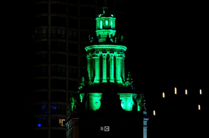 Nightime in Chicago