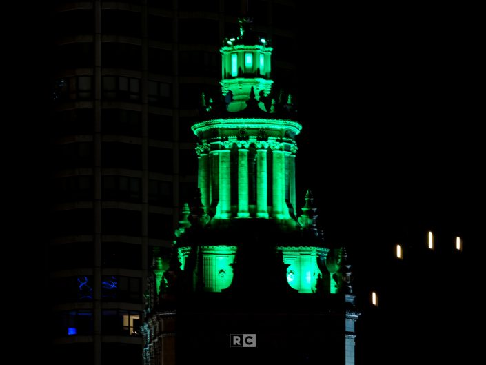 Nightime in Chicago