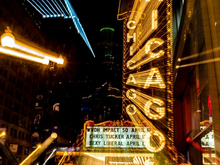 Fun with Chicago Theater Sign