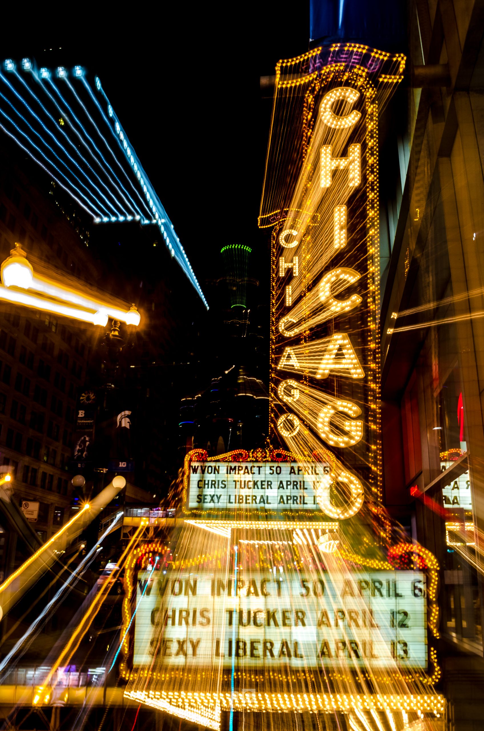 Fun with Chicago Theater Sign